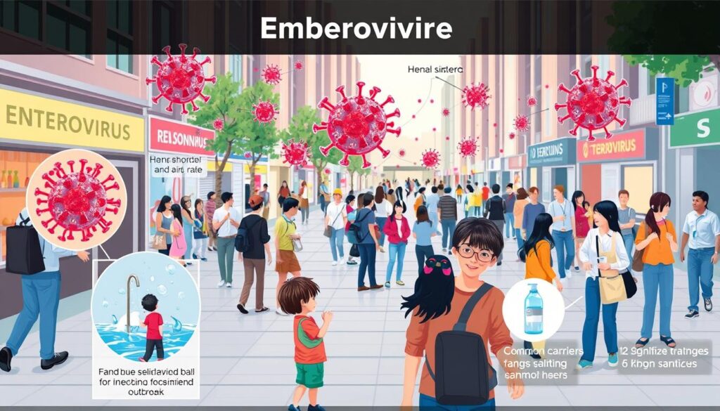 Enterovirusinės infekcijos plitimas