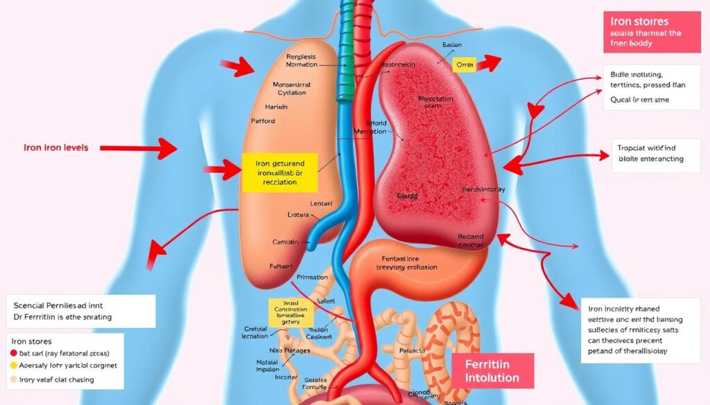geležies apykaitos schema