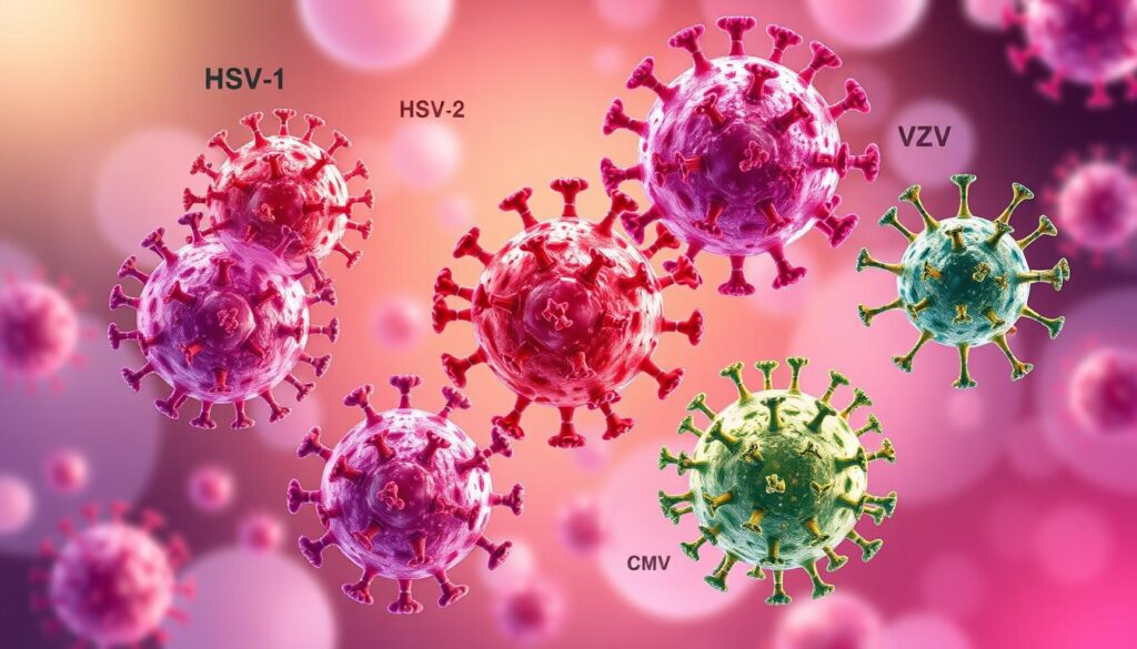 herpes virus types