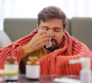 Nosies užgulimas ir bėganti nosis